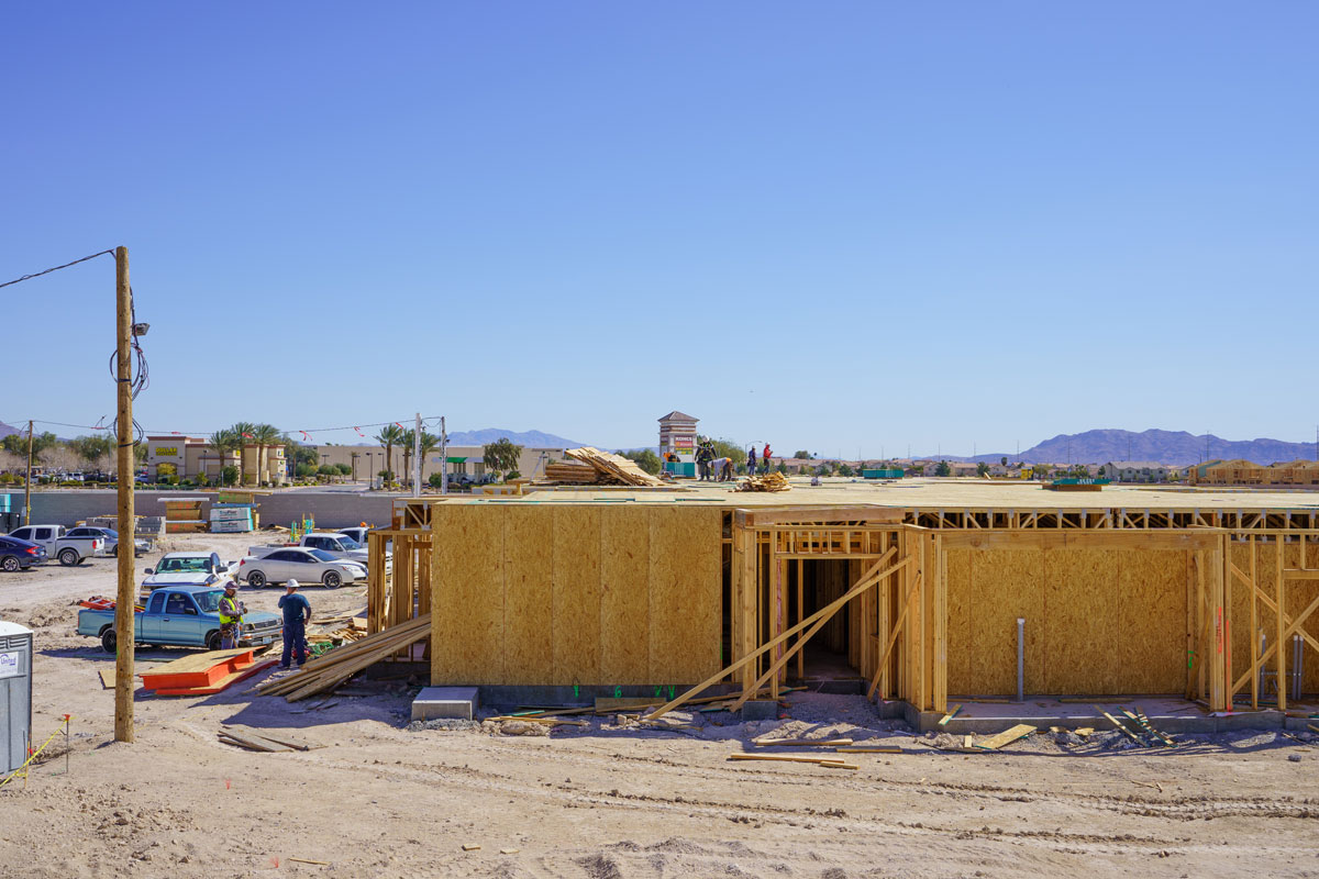 Development of rome pines community homes.